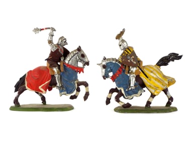 Lot of 2 Early 20th C. Britains Metal Cast Toys Soldiers