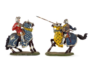 Lot of 2 Early 20th C. Britains Metal Cast Toys Soldiers