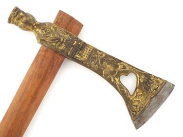 Nice Brass Peace Pipe Tomahawk