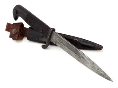 RARE German WWI to WWII Private Purchase Fighting Knife by EICKHORN SOLINGEN