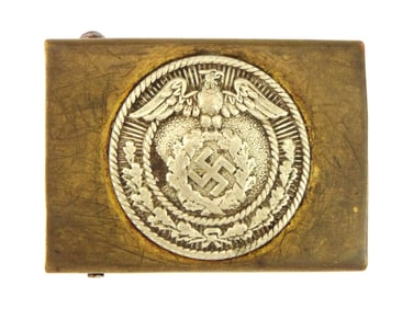 Early German WWII SA Brass Buckle