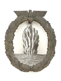 German WWII Minesweeper War Badge