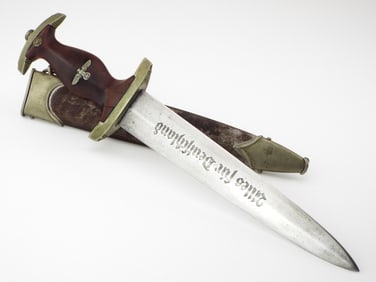 Very RARE MAKER German WWII Early SA Dagger by KLITTEMANN & MOOG SOLINGEN