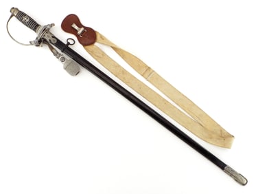 Rare WWII German SS Police Sword with Portepee & Hanger