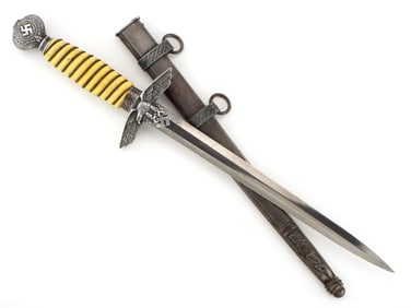 German WWII 2nd Model Luftwaffe Officers Dagger