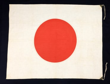 Japanese WWII Rising Sun Meatball Flag