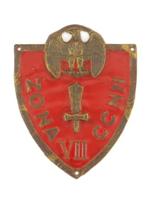 WWII Italian Youth Militia MVSN BADGE