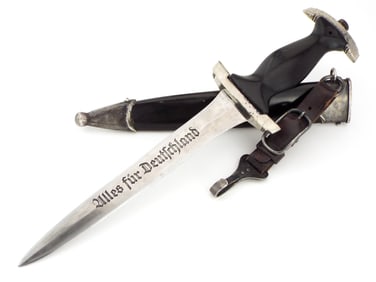 SS DAGGER with leather Belt Hanger