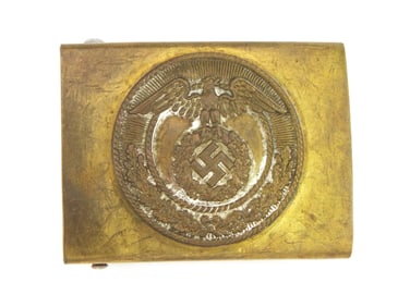 Early German WWII SA Brass Buckle