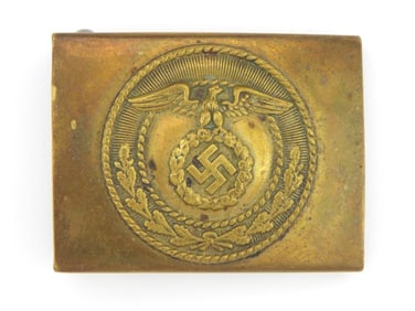 Early German WWII SA Brass Buckle