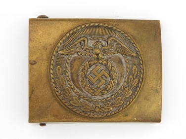 Early German WWII SA Brass Buckle