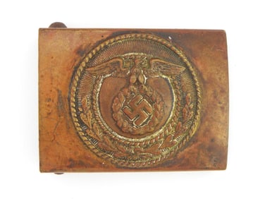 Early German WWII SA Brass Buckle