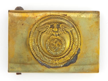 Early German WWII SA Brass Buckle