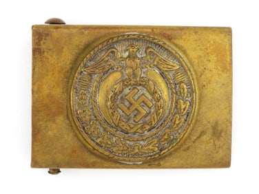 Early German WWII SA Brass Buckle