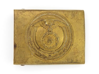 Early German WWII SA Brass Buckle