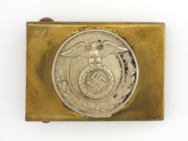 Early German WWII SA Brass Buckle