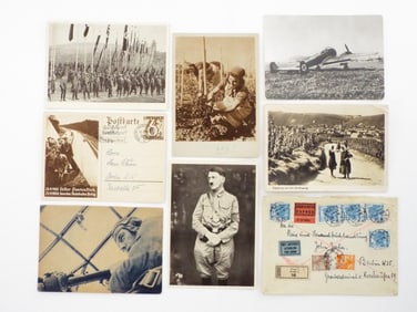 Lot of 7 Extremely Rare German WWII Postcards