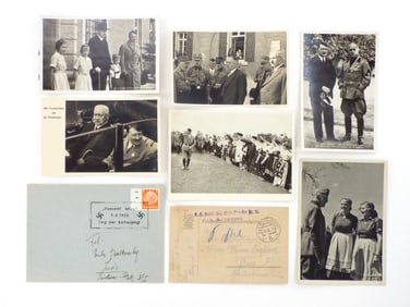 Lot of 8 Extremely Rare German WWII Postcards