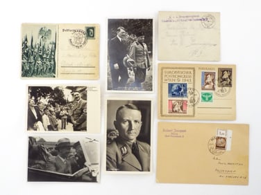 Lot of 8 Extremely Rare German WWII Postcards