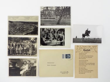 Lot of 8 Extremely Rare German WWII Postcards