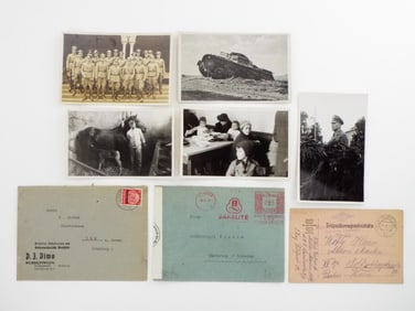 Lot of 8 Extremely Rare German WWII Postcards