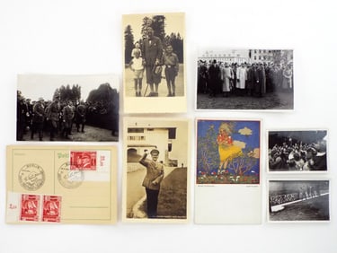 Lot of 8 Extremely Rare German WWII Postcards