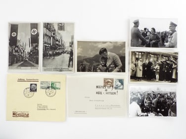 Lot of 8 Extremely Rare German WWII Postcards