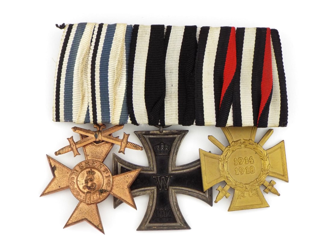 Imperial German WWI Great Medal Bar For Full Uniform Dress Occasions And Parade (1 of 10)