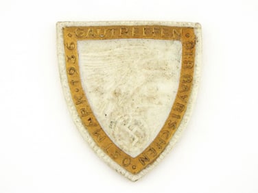 Scarce German 1936 NSDAP Meeting Day Badge