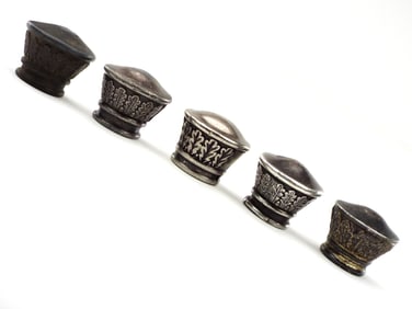 5 German WWII Army Pommels