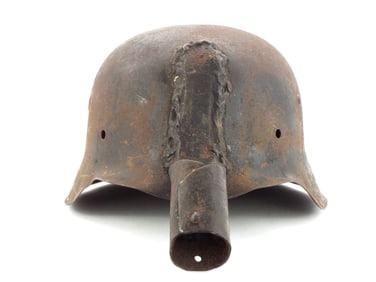 WWII German Shovel Helmet