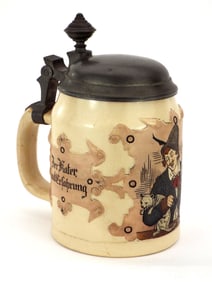 Early 20th Century German 0.5L BEER STEIN