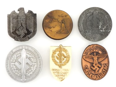 Lot of 6 German WWII Medals