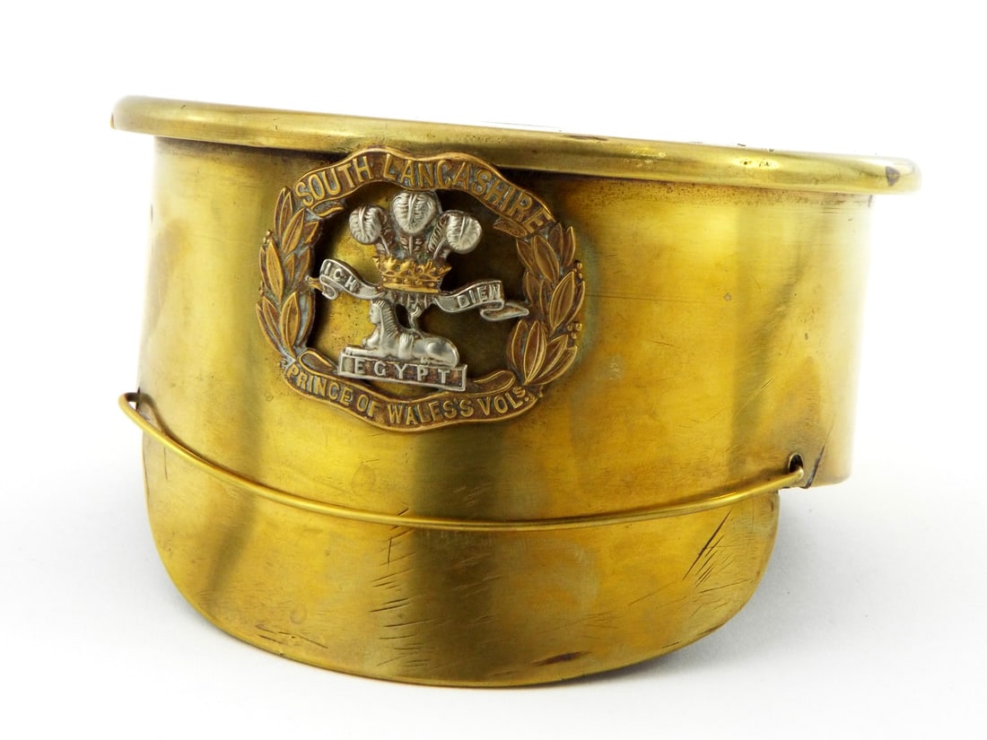 WWII British Trench Art Visor Cap (1 of 11)