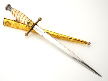 RARE Greek WWII German Made Officers Dagger