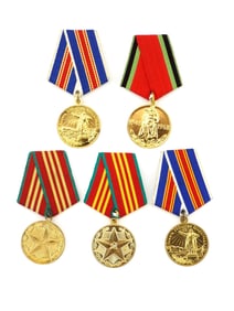 Lot of 5 Soviet Medals