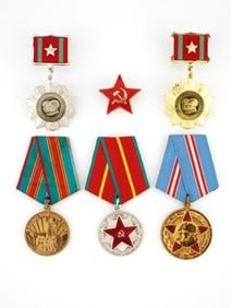 Lot of 6 Soviet Medals