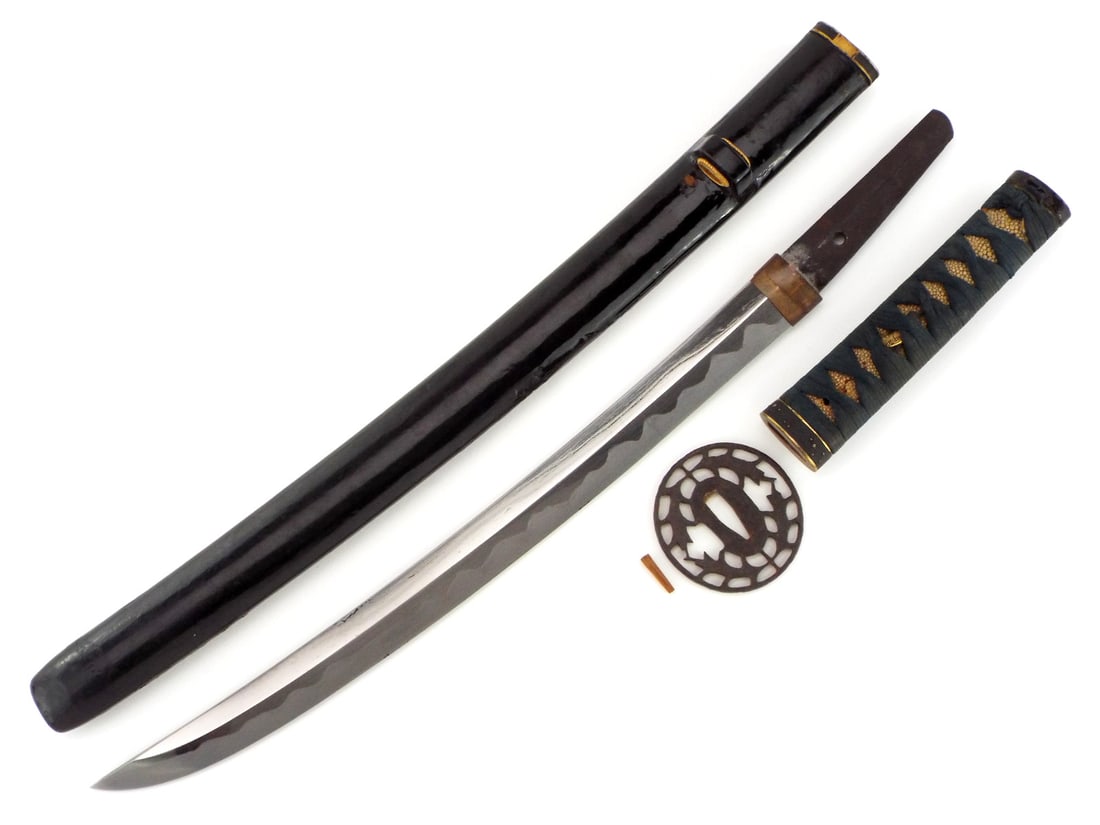 Japanese Samurai Zukuri Wakizashi Edo Period (1 of 18)