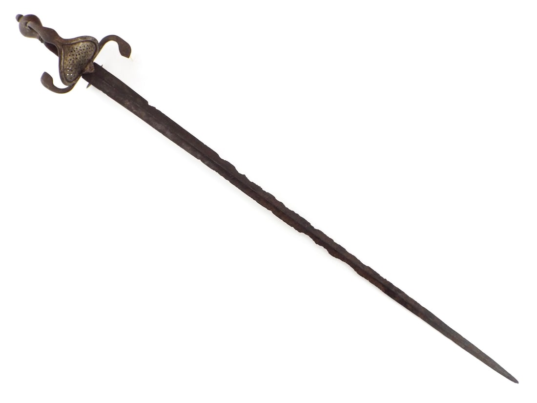 Exceptionally Rare Massive 17th C. German Horsman Broadsword (1 of 20)