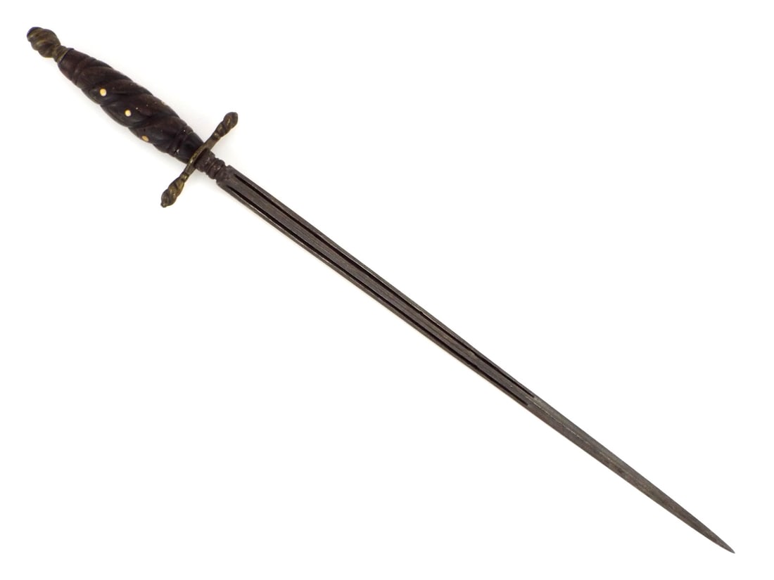 Massive 17th C. Italian GUNNER'S STILETTO (1 of 17)