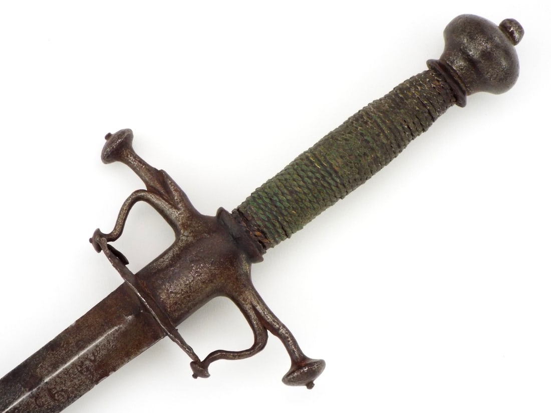 Seldom Encountered 17C. French Transitional DAGGER Rapier - 11