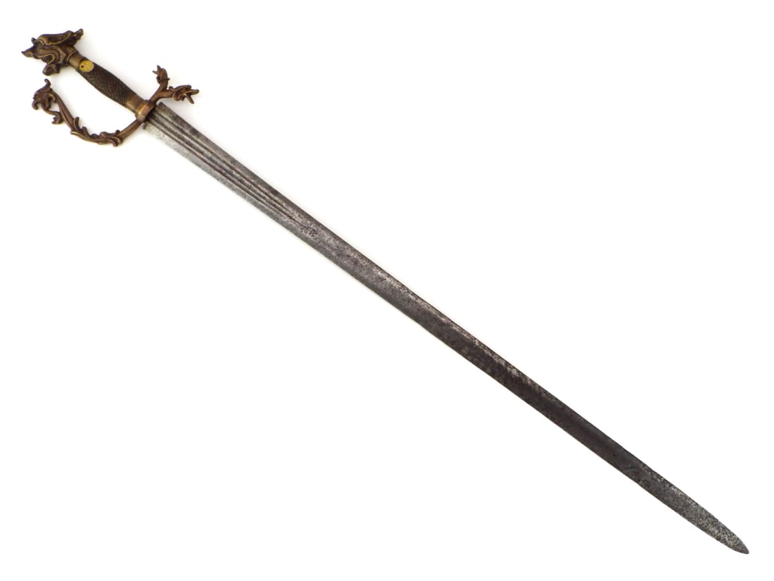 Very Unusual 17th C. Era Sword with Later Remounted Hilt (1 of 20)