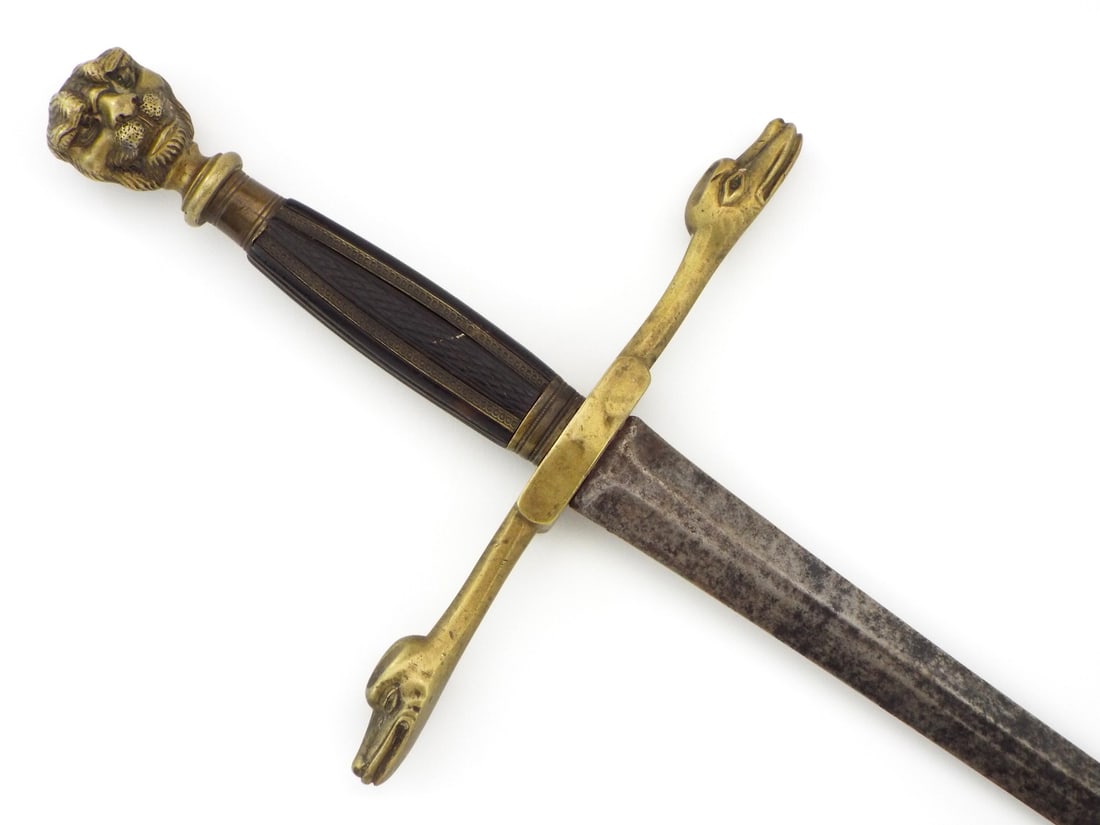 18th-19th C. Interesting German of 15th C. Type Thrusting Sword ESTOC (1 of 20)