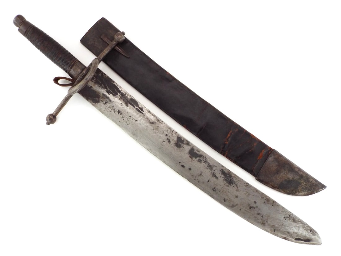 17-18th C. Ultra RARE Massive German Boarding Naval Cutlass (1 of 18)