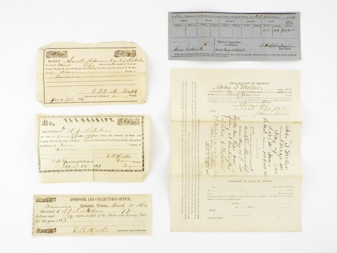 American Civil War Era Documents (1 of 8)