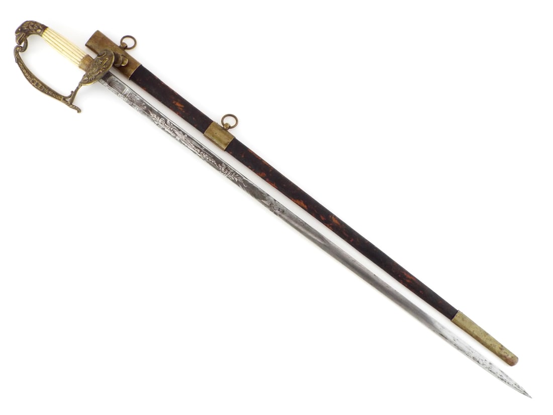 American Civil War era INFANTRY OFFICER Eagle Head Sword (1 of 19)