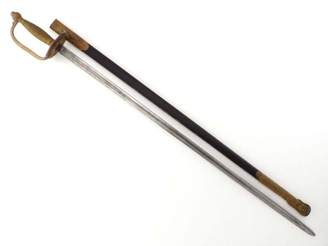 U.S Civil War NCO Officers sword by Emerson & Silver Trenton NJ, dated 1863 (1 of 19)