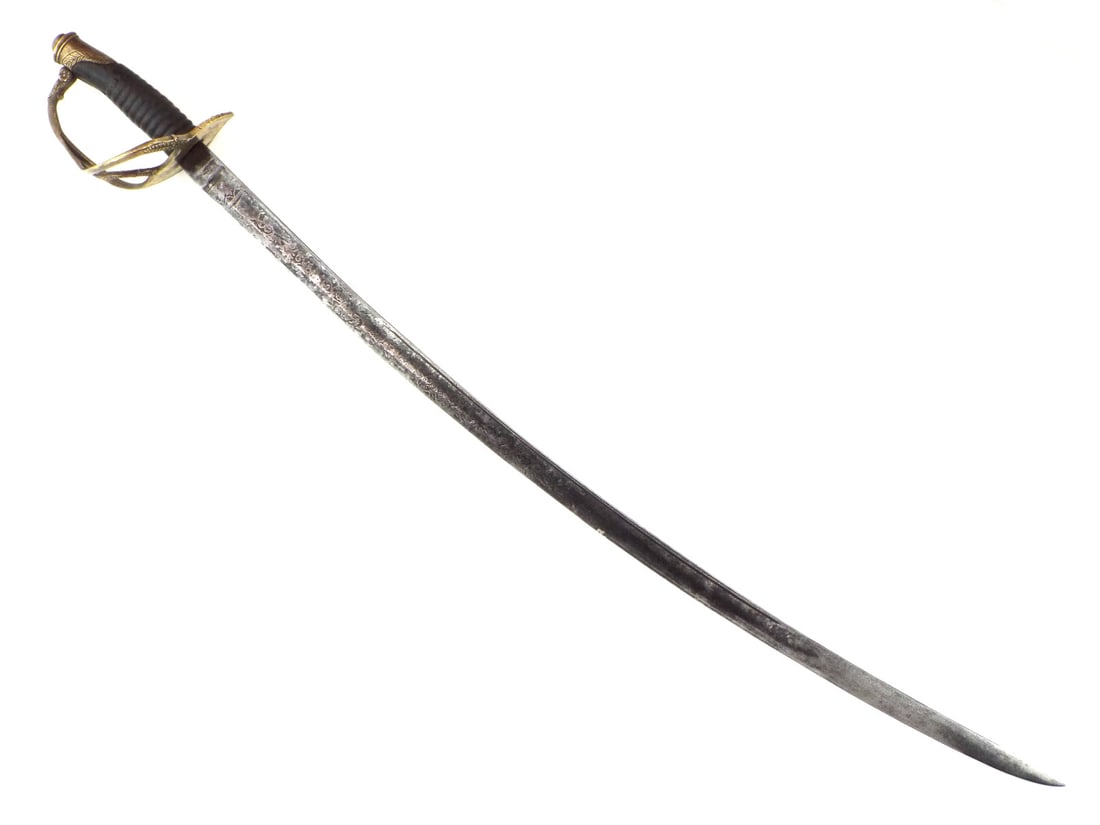 Very Rare Civil War TIFFANY OFFICERS Sword Dated 1861 (1 of 19)