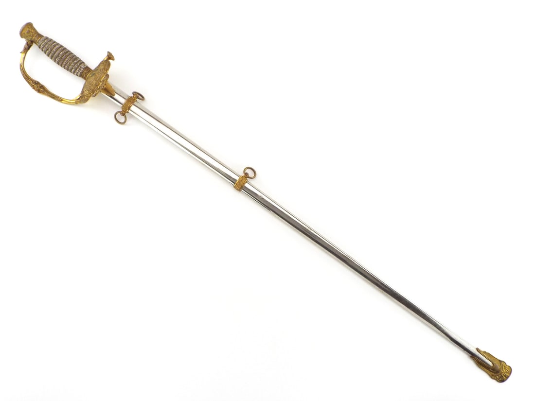 Fancy American Civil War Presentation Grade M-1860 Officers Sword (1 of 20)