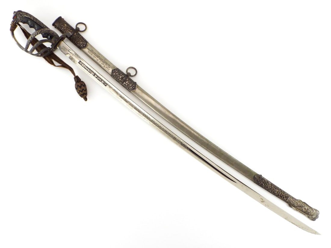 Gilded Silver Eagle Head Custom Deluxe Presentation U.S. Army M 1902 Officer's Saber (1 of 20)